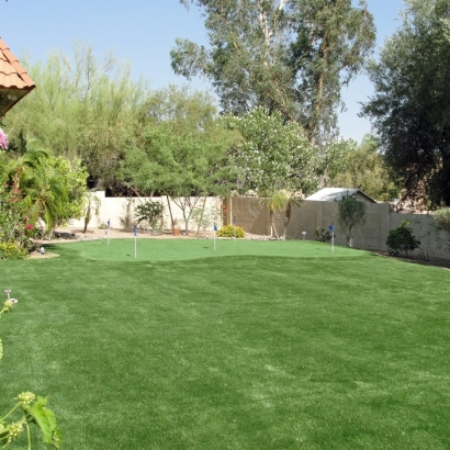 Artificial Grass Installation Flagstaff, Arizona Putting Green Turf, Backyard Design