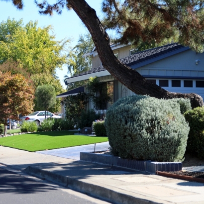 Fake Grass Carpet Arlington, Arizona Paver Patio, Front Yard Design