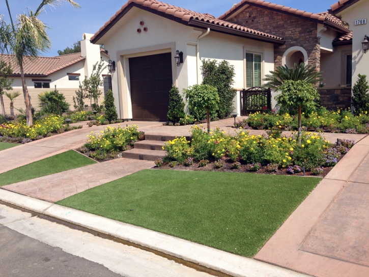 Plastic Grass Marana, Arizona Landscape Ideas, Small Front Yard Landscaping